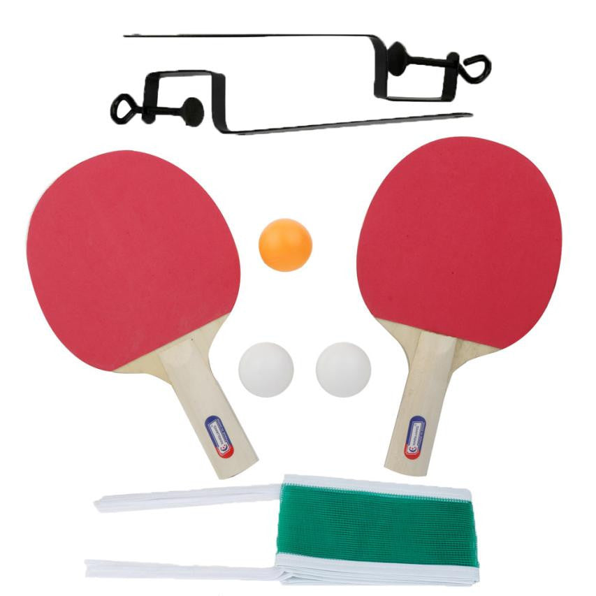 Table Tennis and Grid Ping Pong Racket Two Sides Sponge Long Handle for Child